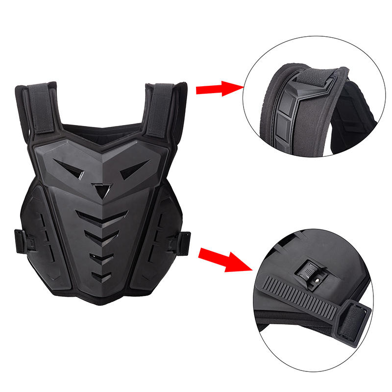 Motorcycle MX ATV Motocross Chest Back Protector Body Armour Spine Protector 