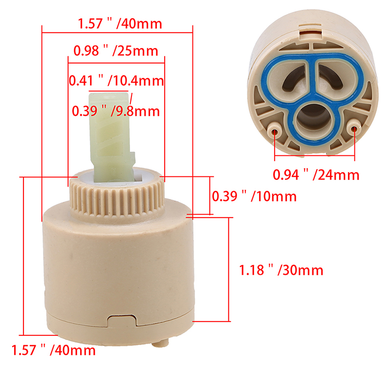 thumbnail 16  - 25/35/40mm Cartridge Inner Faucet Valve Water Mixer Tap Bathroom DIY Material
