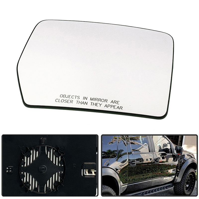 Driver Side Mirror Glass Spotter W/ Heated Fit Ford F-150 2011