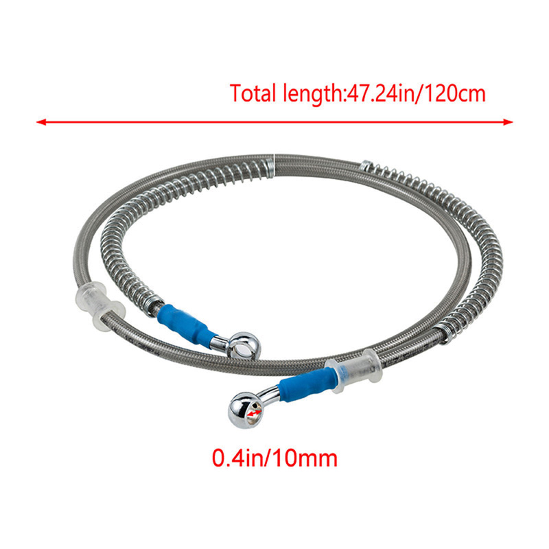 DOT Motorcycle Brake Oil Hose Line Motorbike Braided Oil Hose 39cm-200cm - Picture 15 of 32