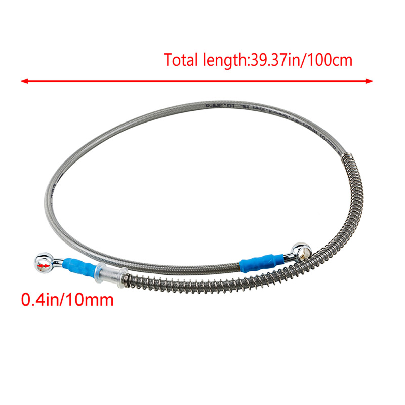 DOT Motorcycle Brake Oil Hose Line Motorbike Braided Oil Hose 39cm-200cm - Picture 13 of 32