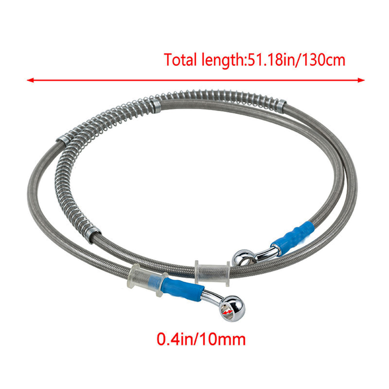 DOT Motorcycle Brake Oil Hose Line Motorbike Braided Oil Hose 39cm-200cm - Picture 16 of 32