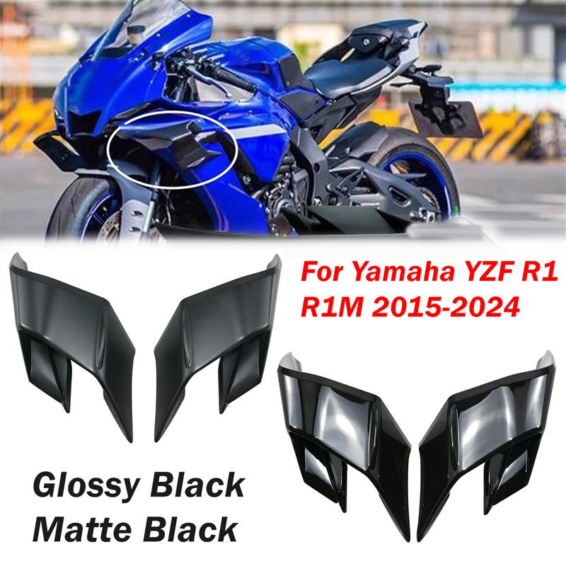 スポイラーYZF-R1 YZF-R1M YZF R 1 R 1 M yzf-r1 For Yamaha YZF R1 R1M 2015-2024 Motorcycle Spoiler Fairing Side