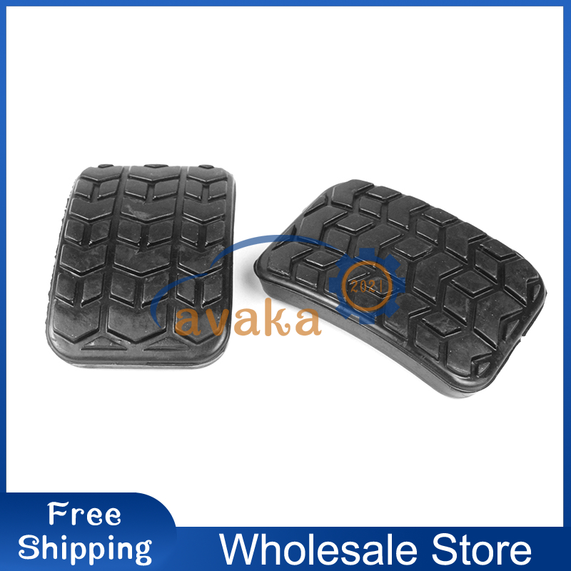 2Pcs Clutch Pedal Pad Replacement For Mazda Miata 1990 1991 1992 1993 1994