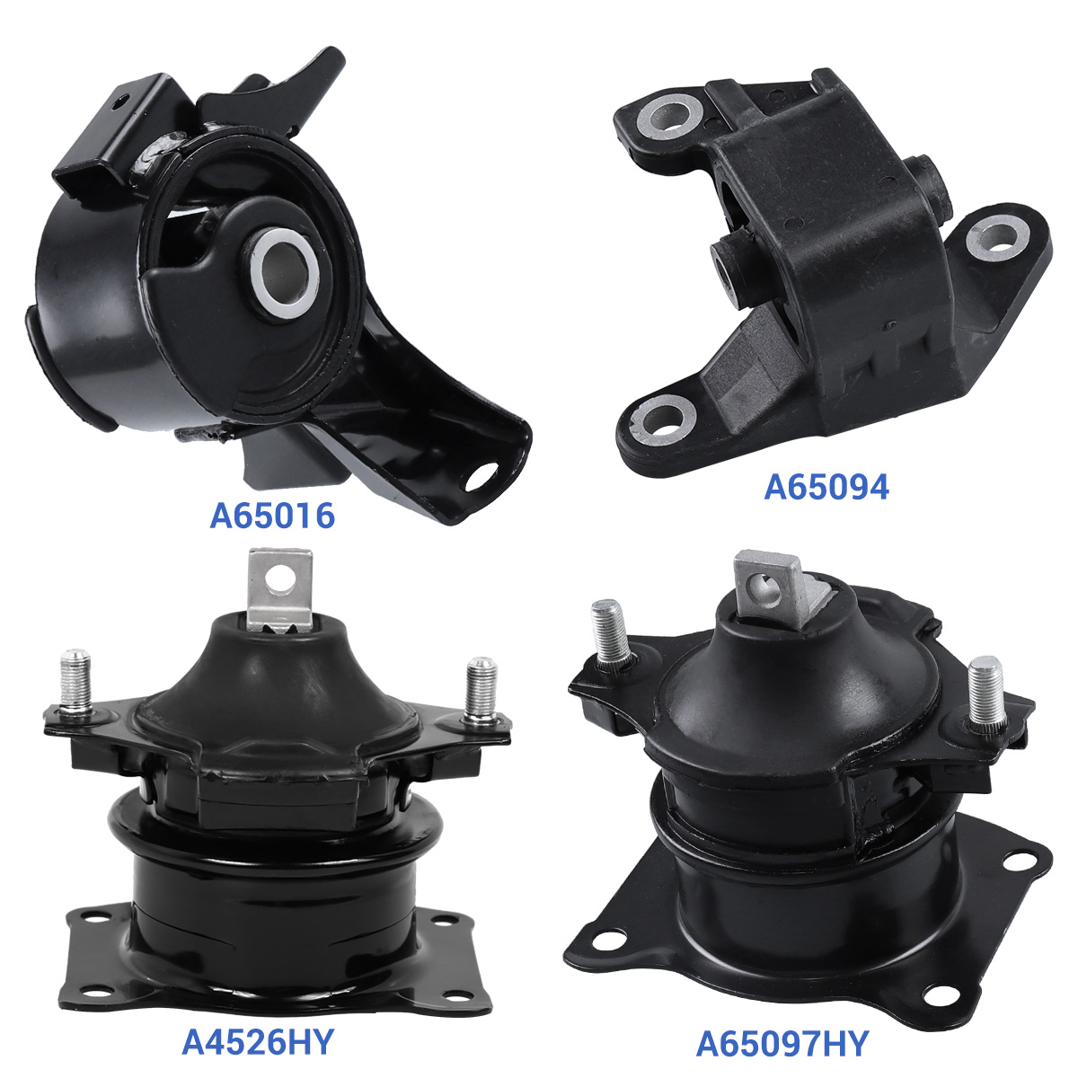 For Acura MDX ZDX 10-13 V6-3.7L 4 PCS Engine Motor Mounts