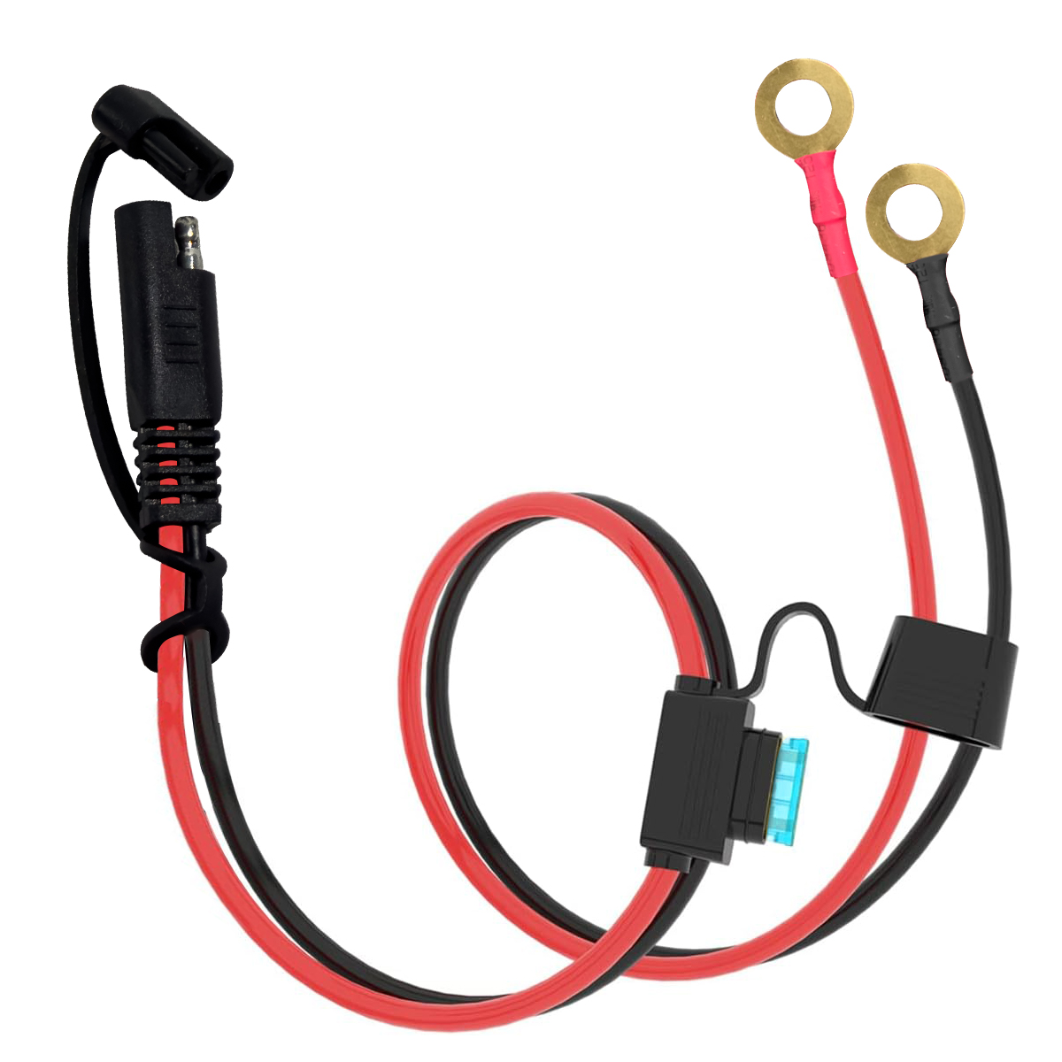 14AWG/16AWG SAE to SAE / O-Ring Battery Cable Tender Terminal Connector