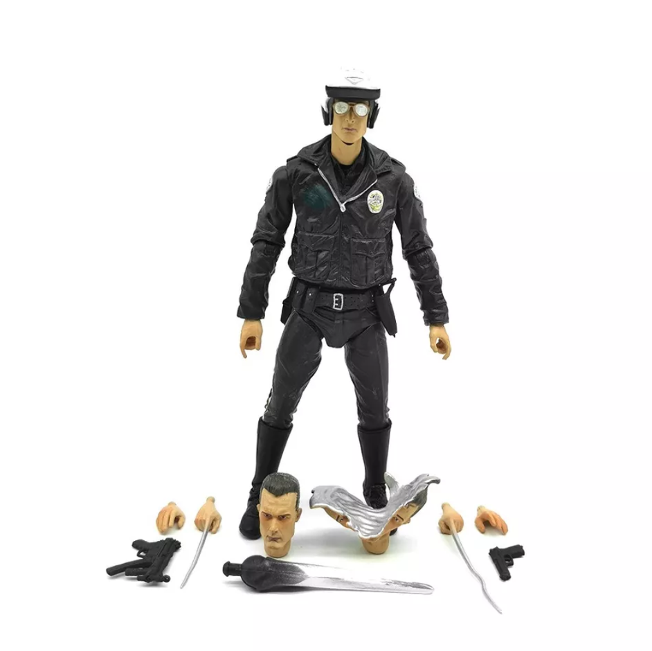 NECA Terminator 2: Judgement Day T-1000 Motorcycle Cop Action