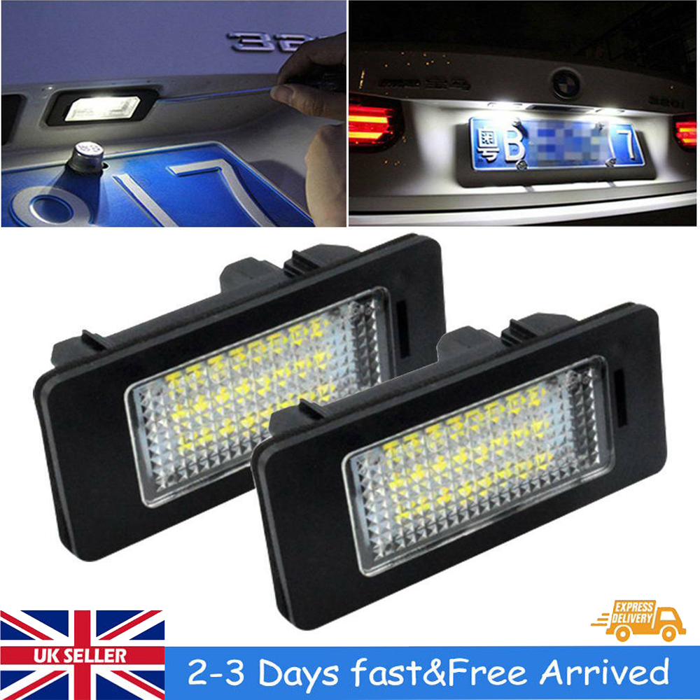 Number Plate Light LED License for BMW E39 E60 E70 E82 E90 E92 X3/6/5 Series UK | UK