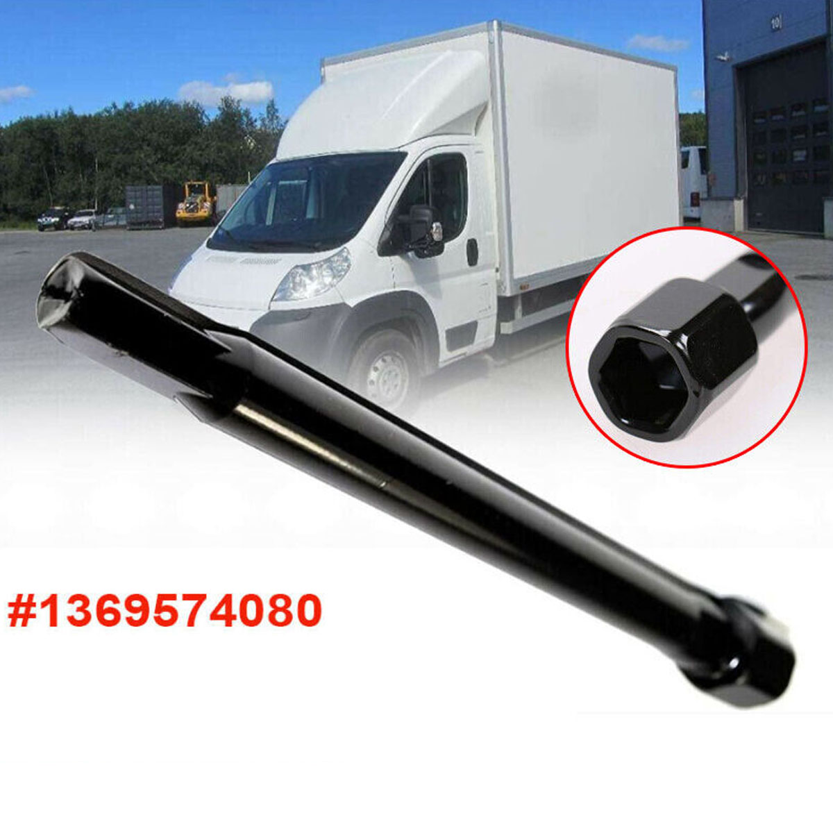 Utensile Per Argano Ruota Di Scorta Per Fiat Ducato E Relay Boxer – Sostituzione Diretta 1369574080, In Ferro