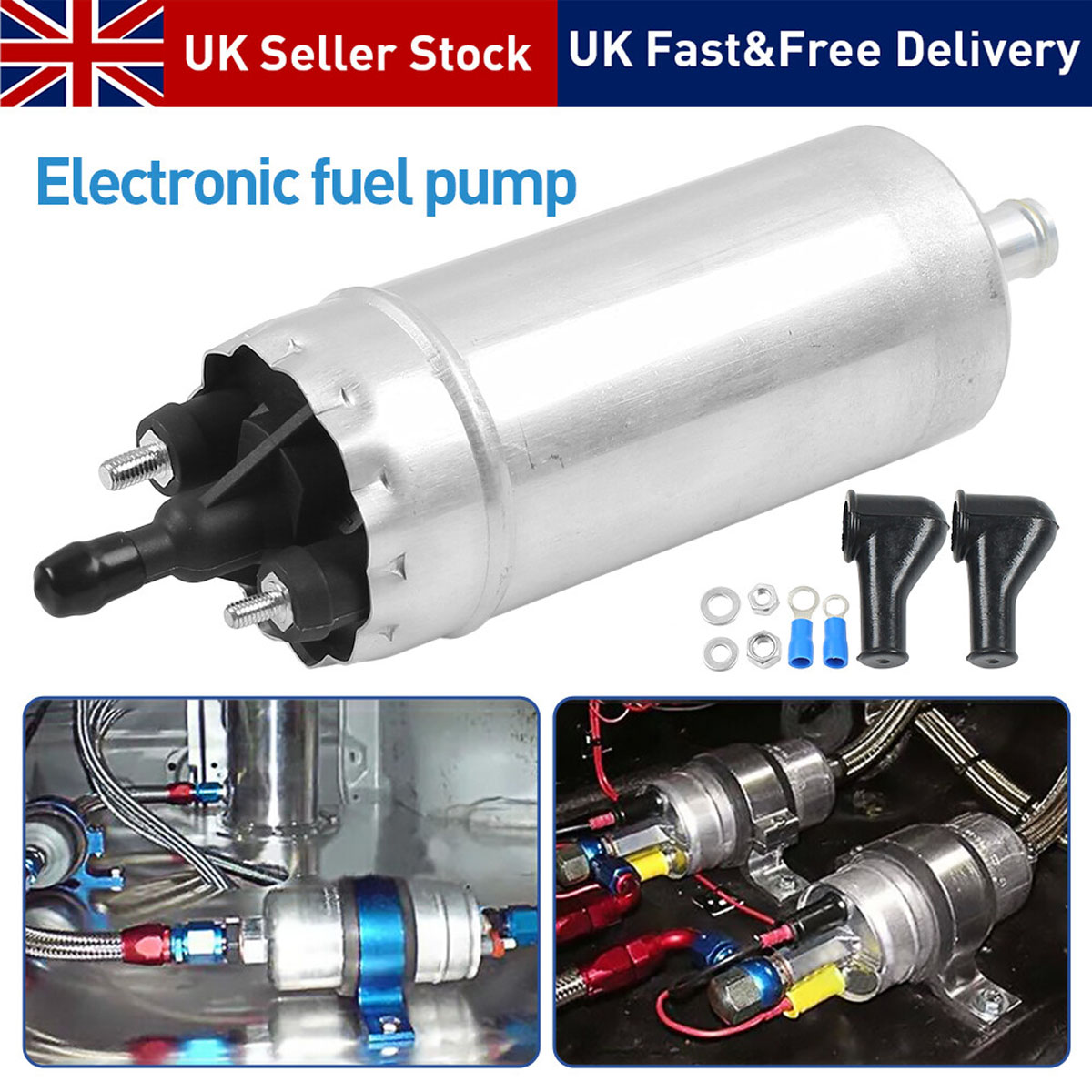 CarBole Universal Inline Extern Fuel Pump Fits 0580464070,High Pressure