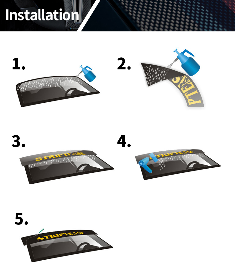 betterhumz carbon fiber car hood stickers