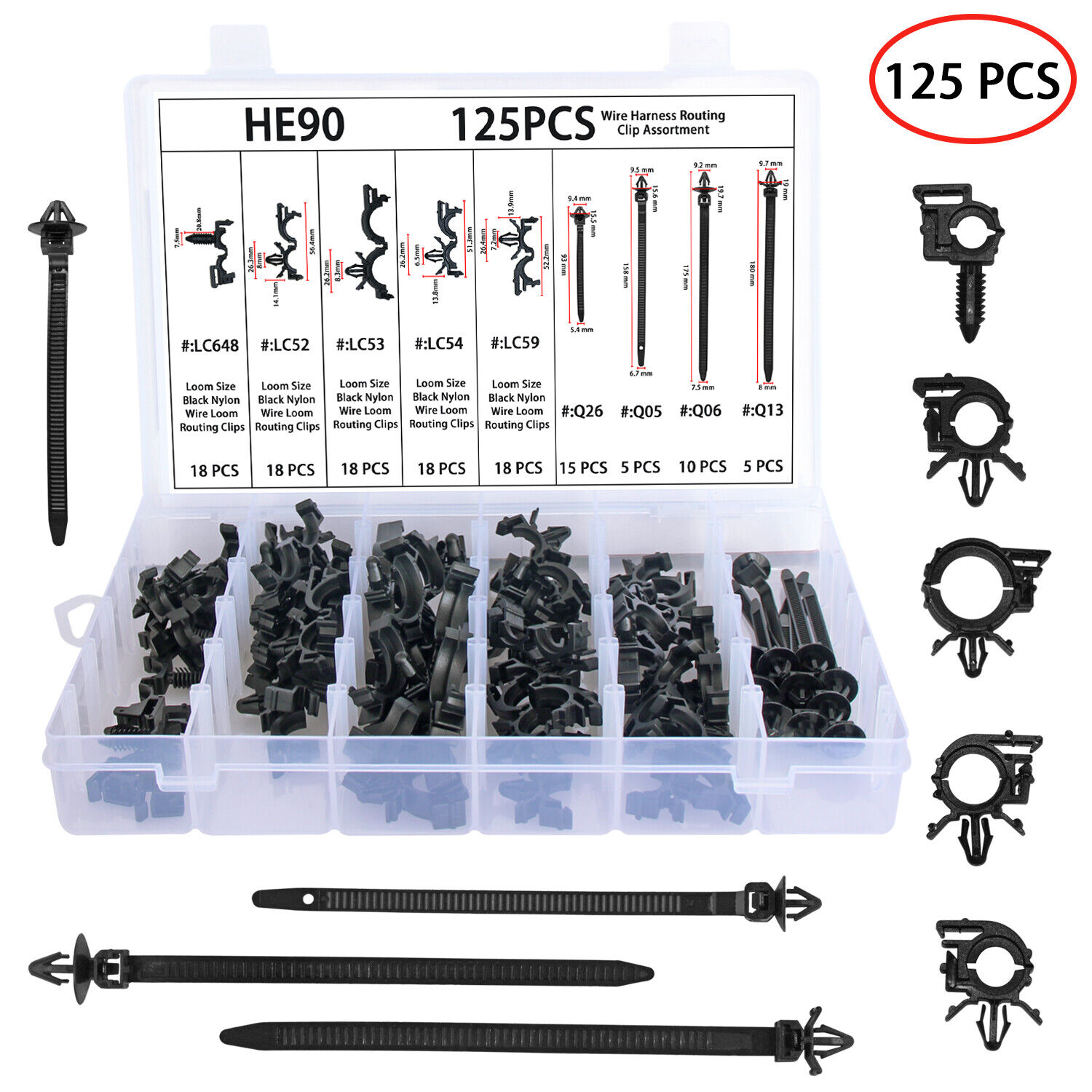 Auto Clips Car Wire Harness Routing Clip Automotive Clips