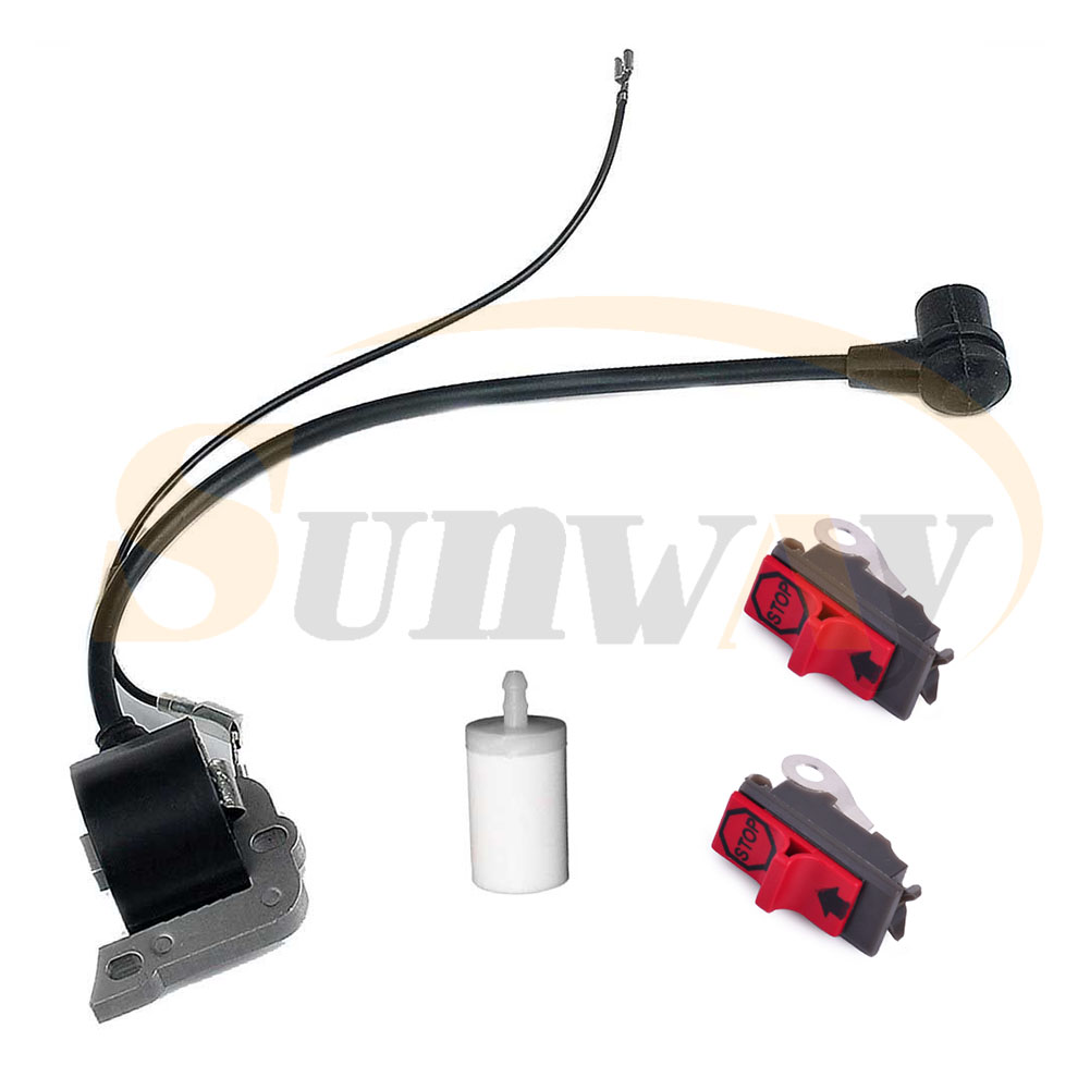 Bobina Di Accensione + Interruttore Per Husqvarna 50, 51, 55, 254, 257, 261, 262XP, 61, 268, 272XP