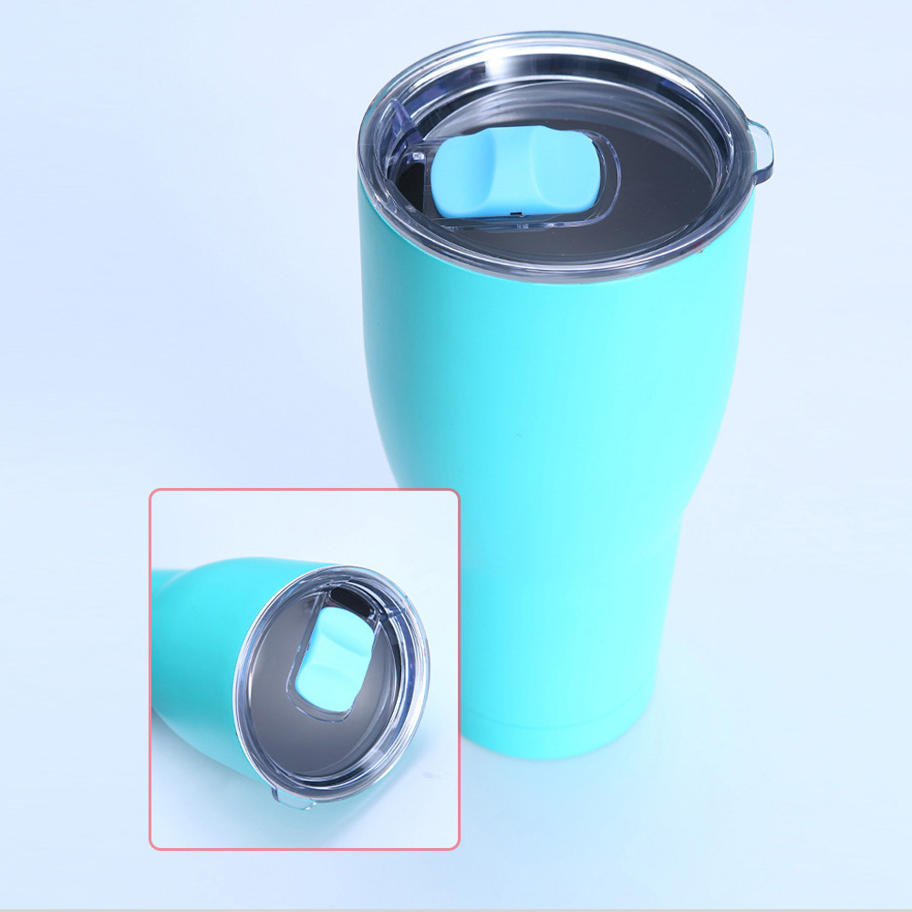 2 Replacement Lids for 30oz Stainless Steel Tumbler Travel Cup - Fits OF  Inner Diameter 3.58 INCH (Transparent)