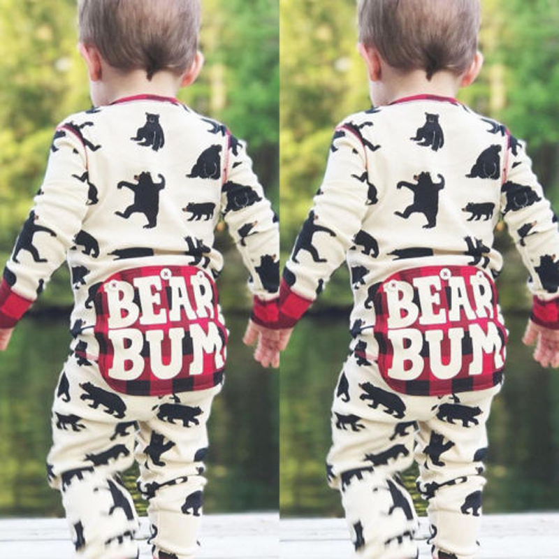 thumbnail image 2 of 3-Piece Baby Bear Outfit Set - Cute Long Sleeve Romper & Pants For Newborn Boys & Girls 2 of 11