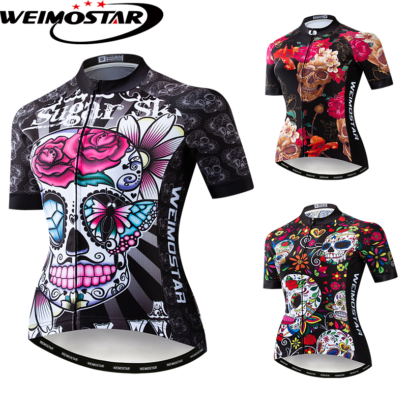 Skull Style Men/'s Cycling Jersey Bike Short Sleeve Clothing Shirt Top S-3XL
