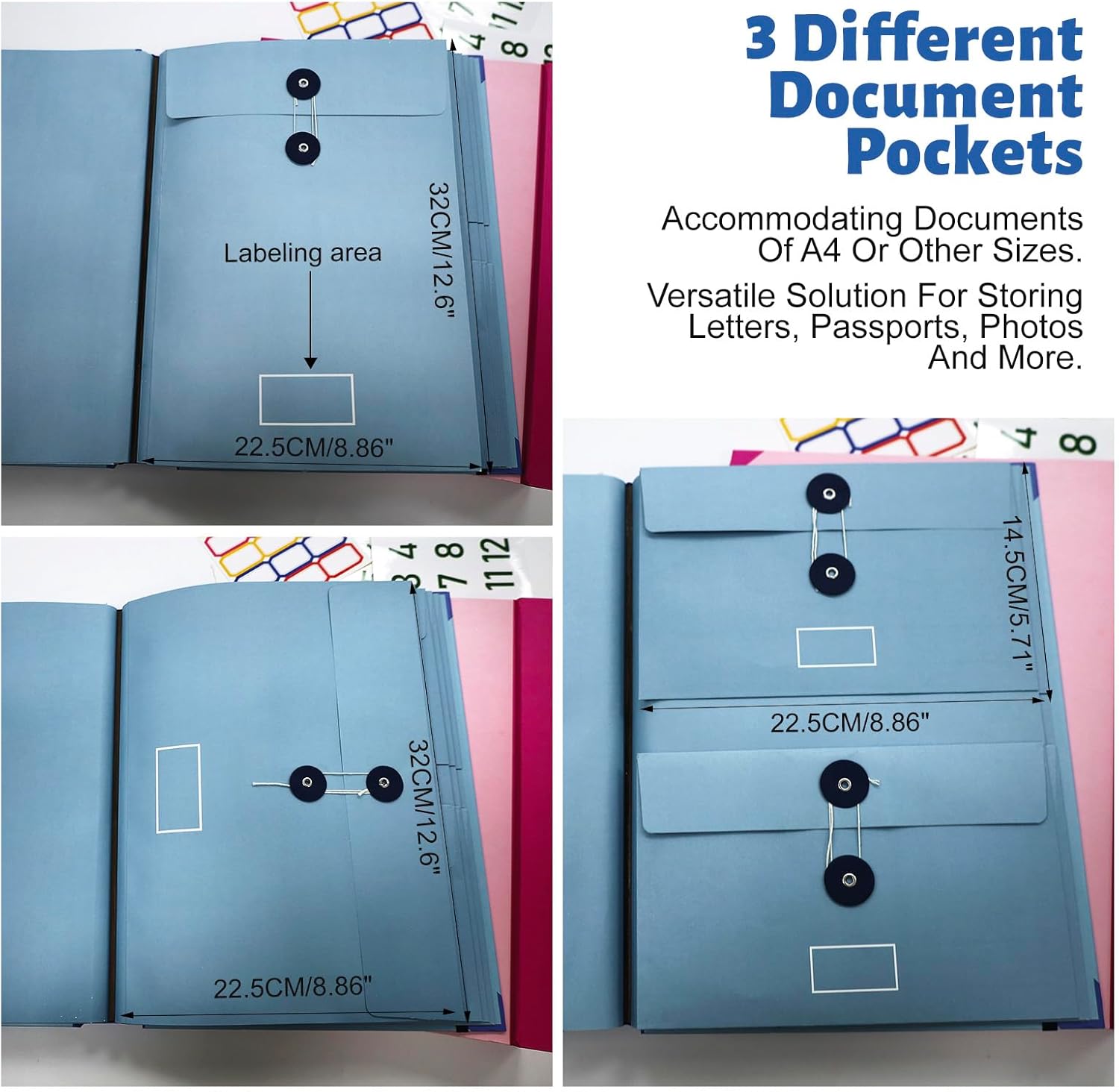 File/Document Organizer Expanding File Folder for Office&School