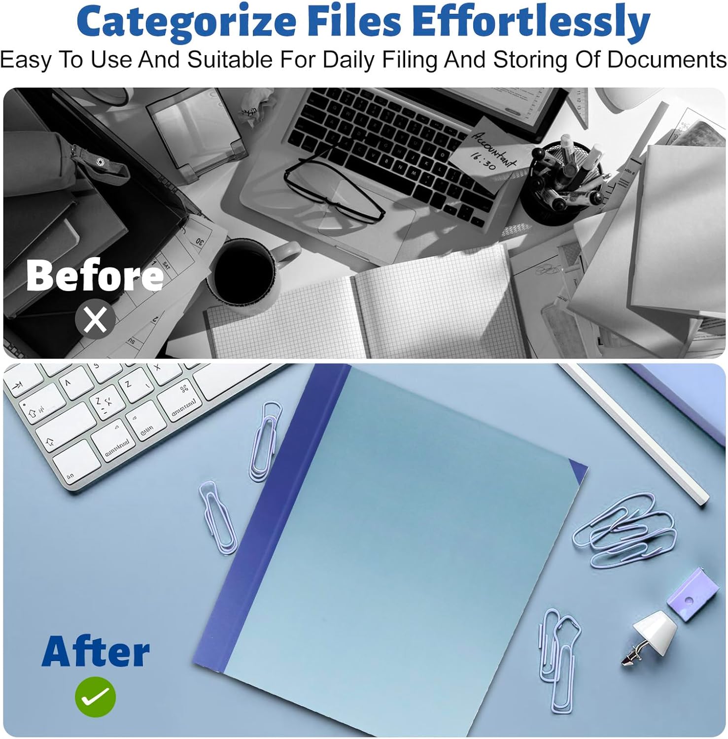 File/Document Organizer Expanding File Folder for Office&School