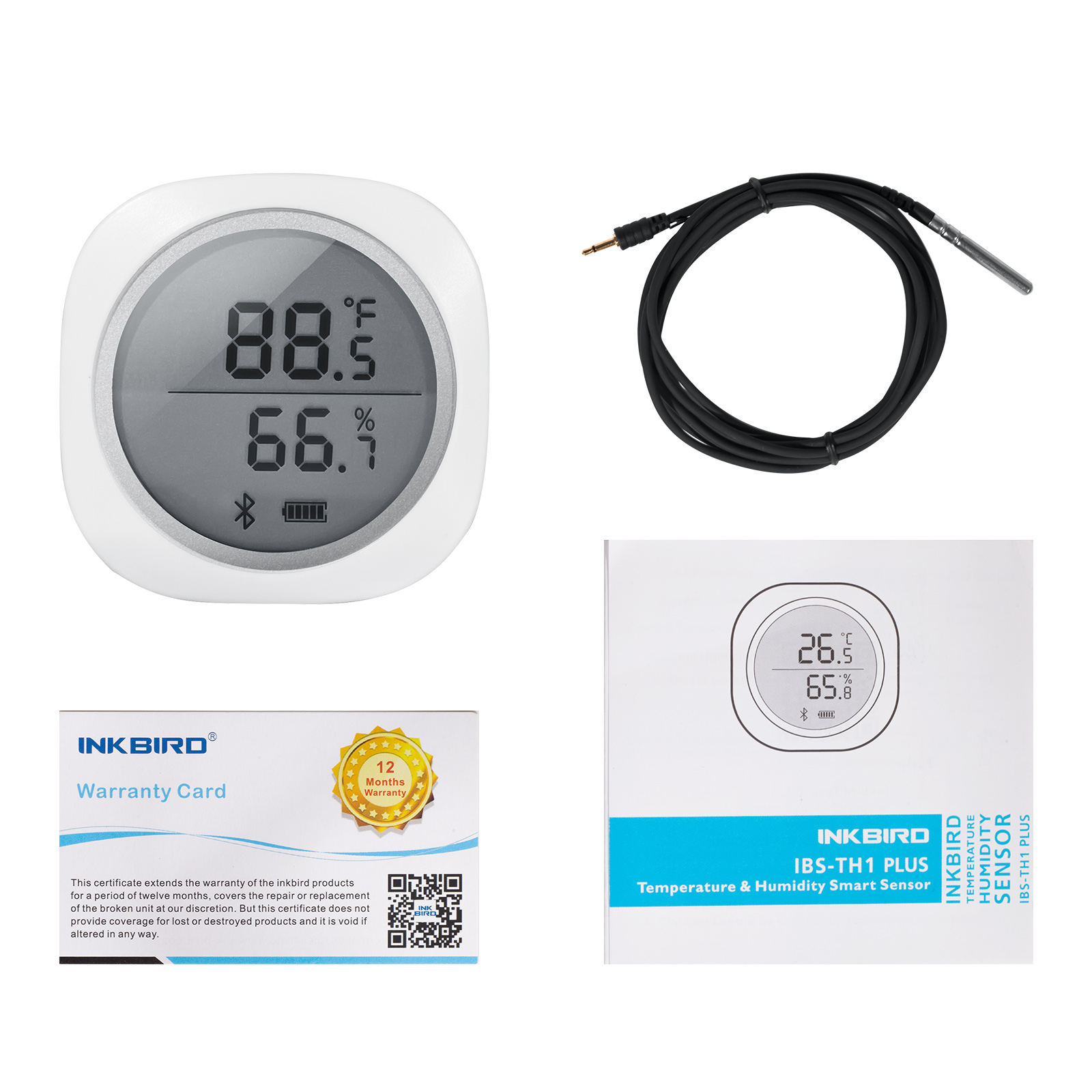 LED Bluetooth Temperature and Humidity Sensor Data Logger Thermometer Recorder 705495126777 eBay