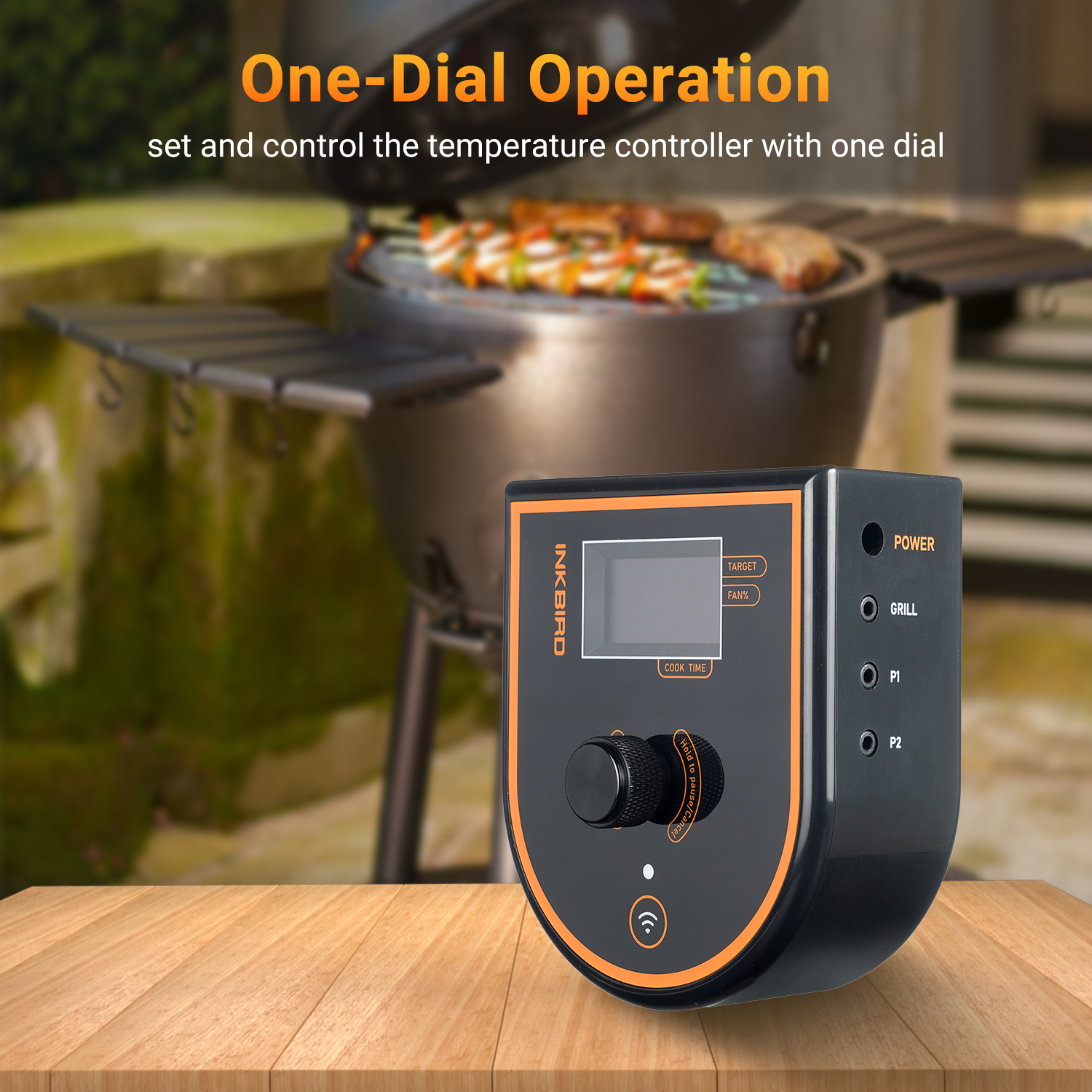 Inkbird BBQ Wireless Temperature Controller Automatic Food Thermometer EU  Plug