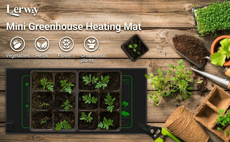Seedling Heating Mat 21W Greenhouse Heat Propagator Plant