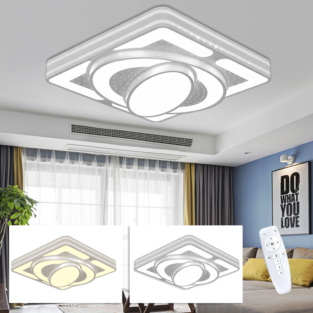 Acryl Deckenlampe 54W 88W LED Deckenleuchte Esszimmer Dimmbar Lampe