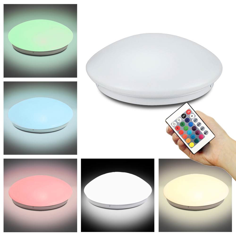 LED RGB Deckenlampe Farbwechsel Deckenleuchte Dimmbar Wandlampe