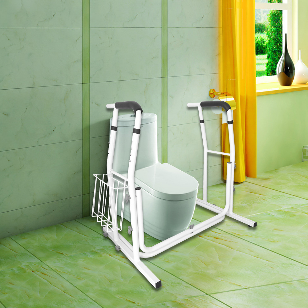 Duschstuhl Badestuhl Verstellbar Duschhocker mit Duschsitz Armlehne