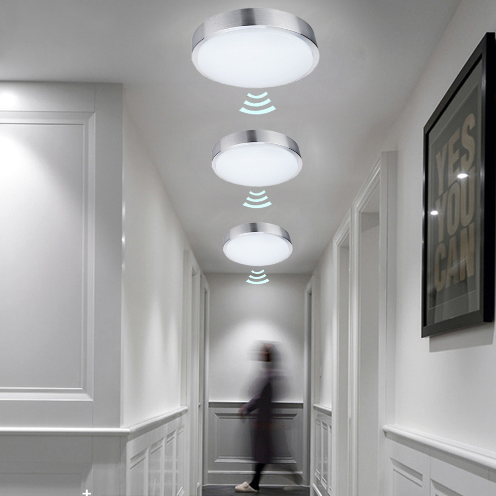 15W Weiß LED Deckenlampe Sensorlampe Badezimmer Flurleuchte mit