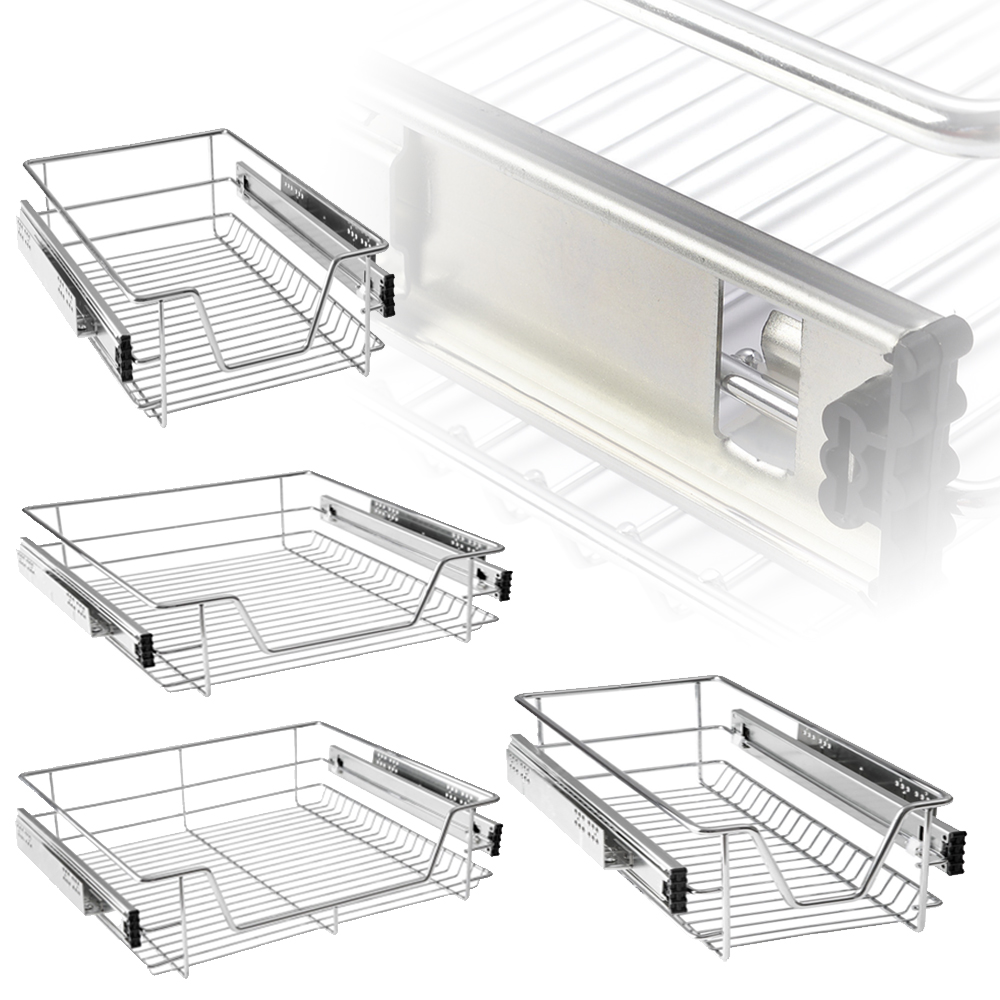 Teleskop Schublade Küchenschublade Korbauszug Für 30-60cm Schrankauszug
