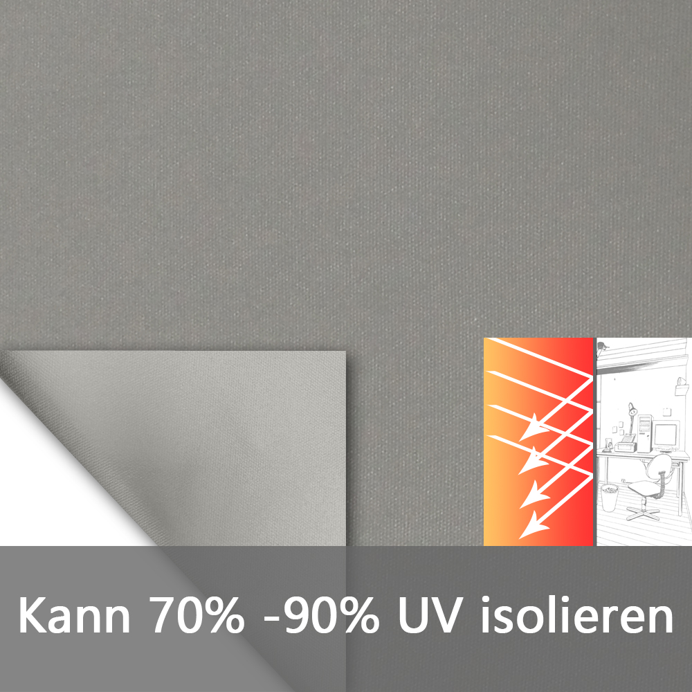 Außenrollo Sonnenschutz Grau BalkonRollo Sonnenschutzrollo Verdunkelung