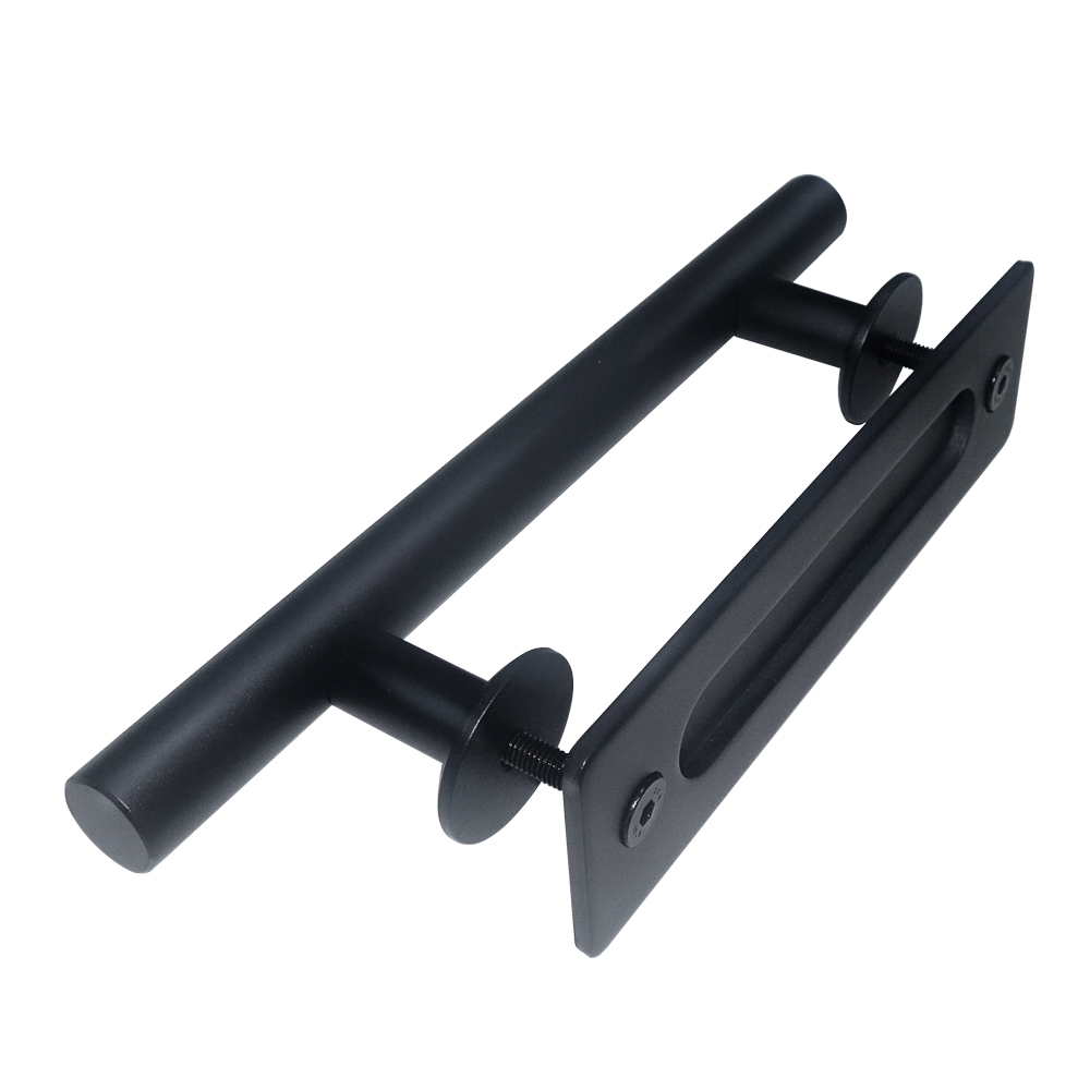 Türgriff Schiebegriff Schwarz Stahl Haustürgriff Stangengriff