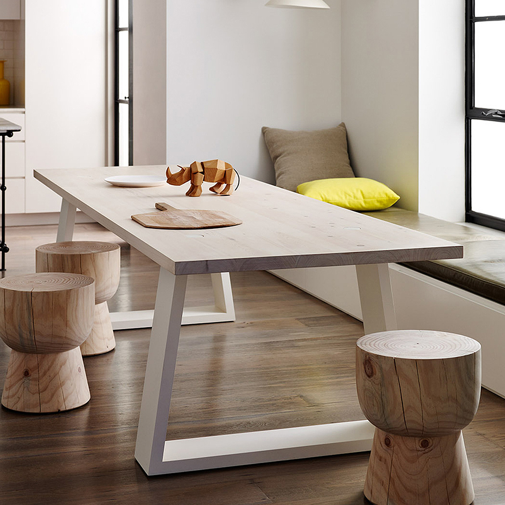 2x Tischgestell Tischbeine Trapez Tischuntergestell