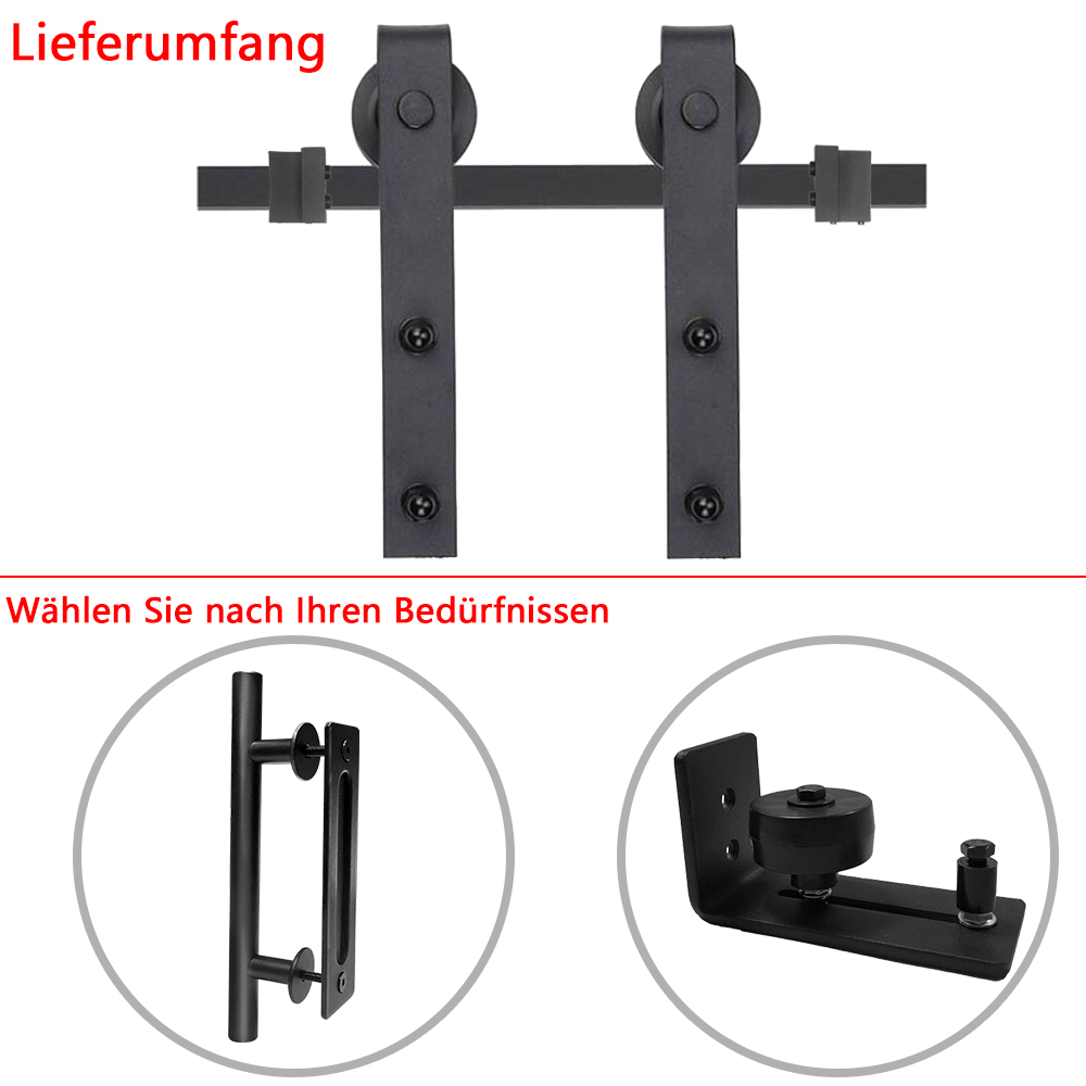 Holz Schiebetürsystem Schiebetürbeschlag Schiebetür Montageset 183/200