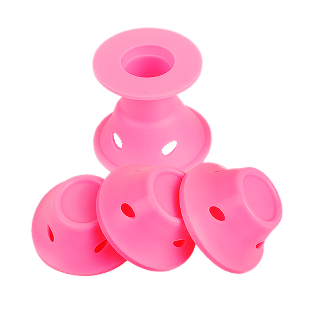 30 Stück Silikon DIY Lockenwickler über Nacht Haar Locken