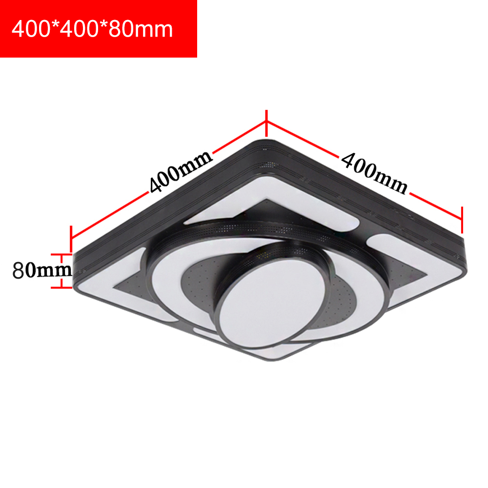 54W LED Deckenleuchte Dimmbar Deckenlampe Wohnzimmer Küche Badleuchte Massiv DE