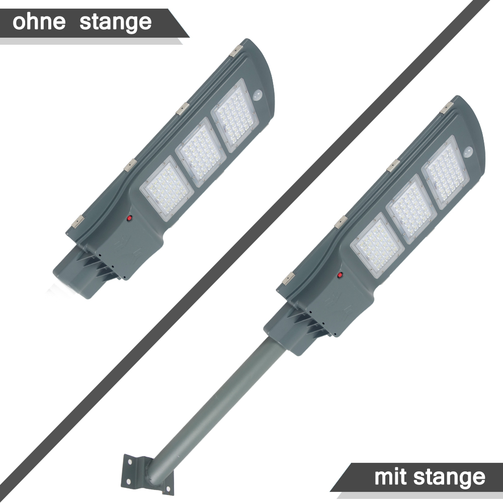 LED Straßenlaterne IP65 Kaltweiß Solar Hofbeleuchtung 60W Lichtsensor
