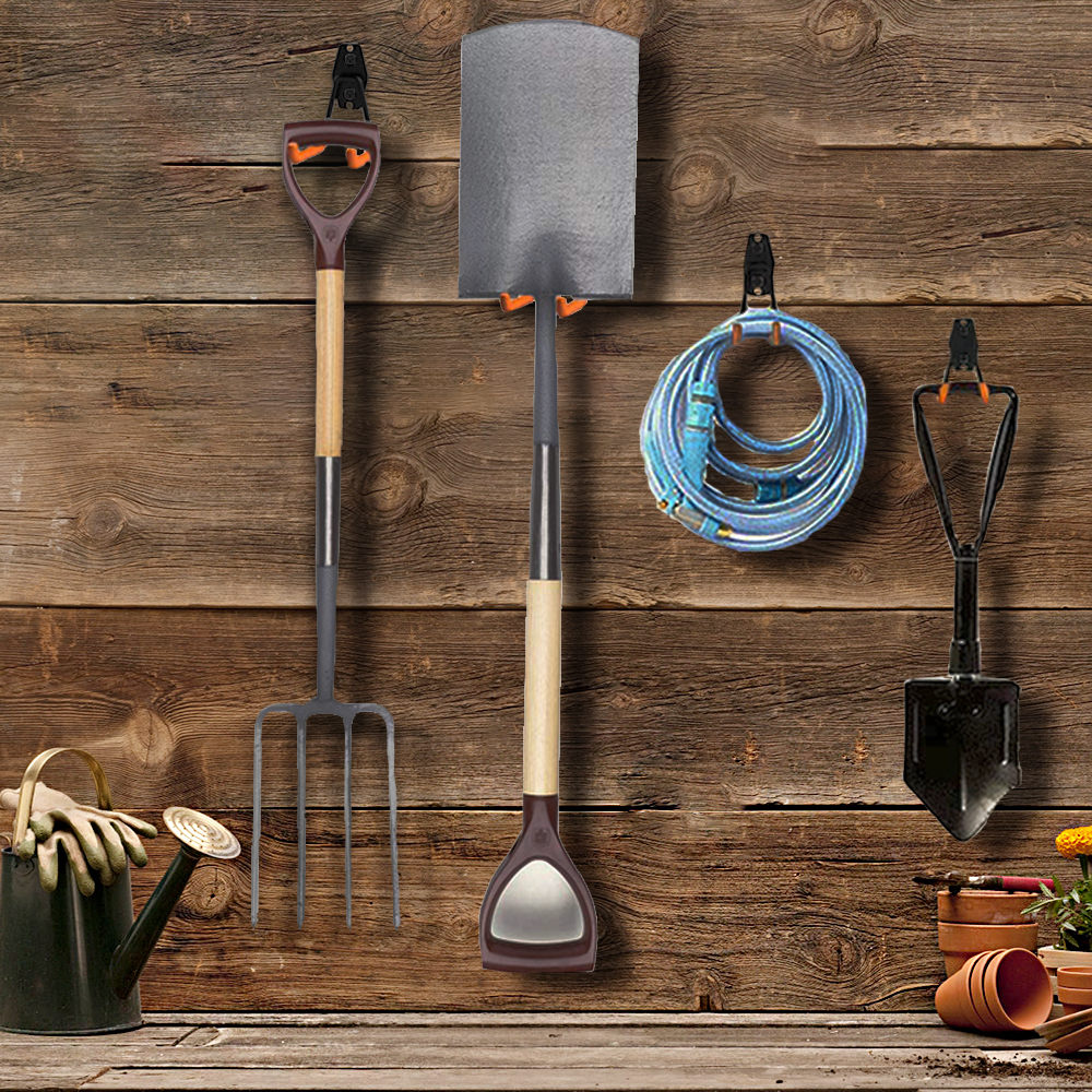 8/10/12 Stück Haken Wandhaken Doppel Gerätehaken Wand Garage Haken