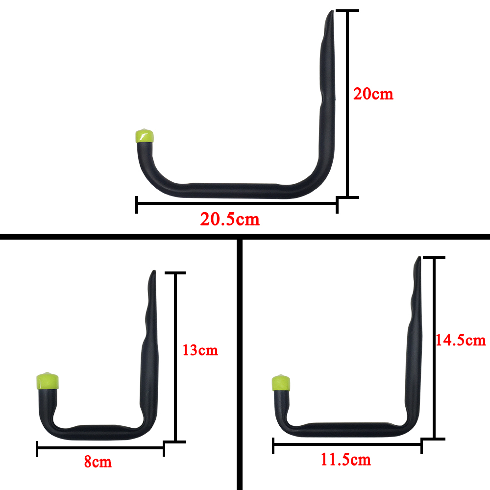 6 PCS Wandhaken Montagehaken-Set Garage Schwerlast-Gerätehalter Leiter