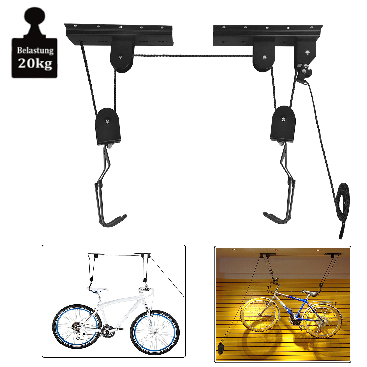 Fahrradaufhängung Fahrradlift Universal FahrradDeckenlift