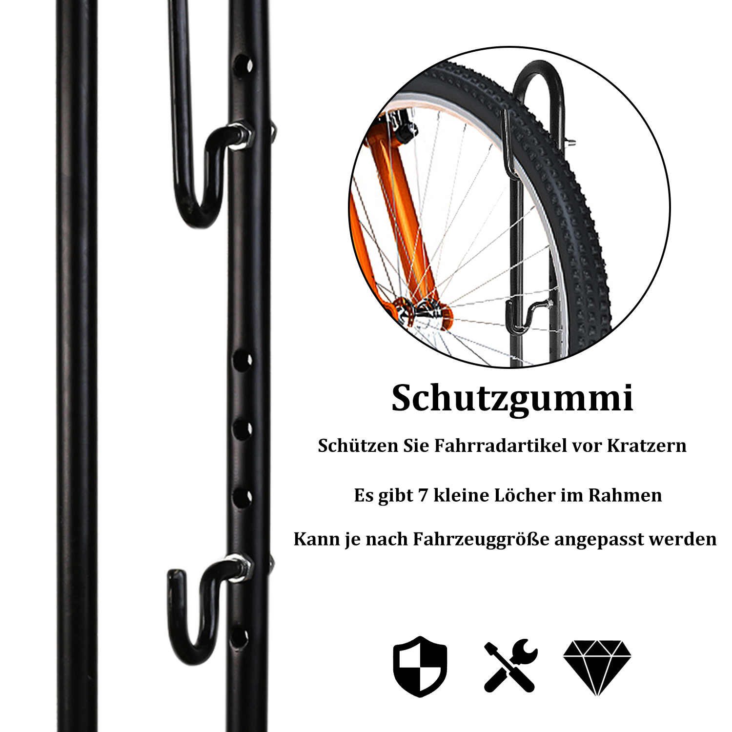 Fahrrad Ständer Ausstellungsständer Reparaturständer 12/" 29/" Reifenbreite TOP
