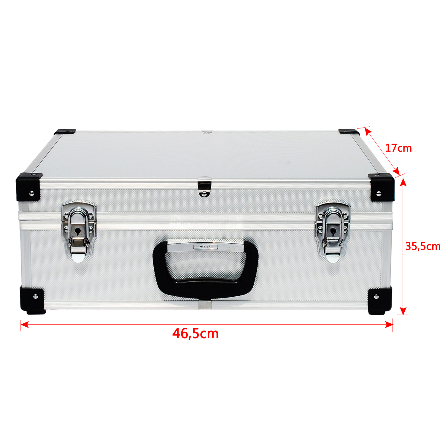 Kofferset Aufbewahrungskiste Silber Alu Cases Transportkiste 3 in 1