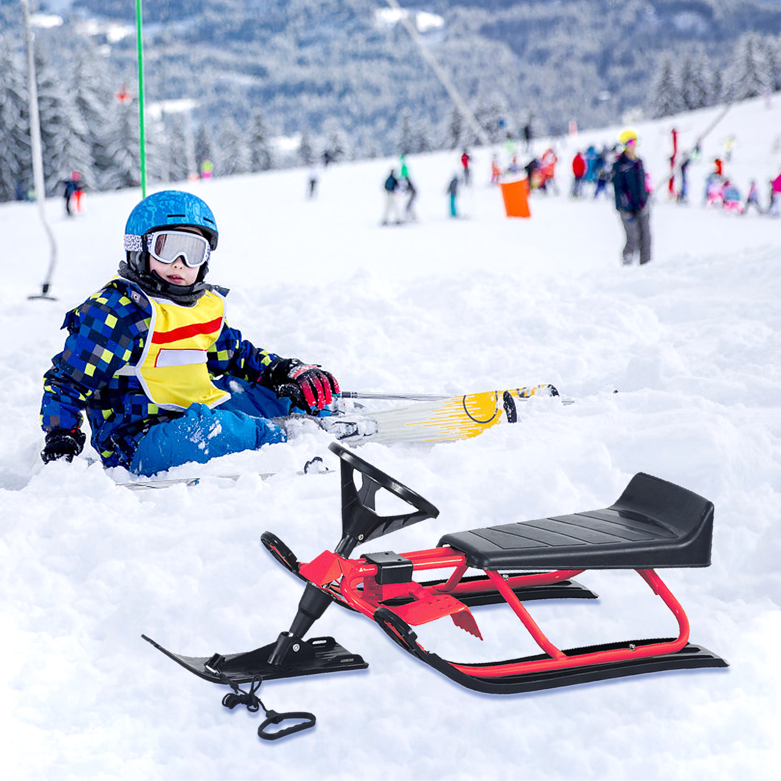 kinderschlitten mit r�dern