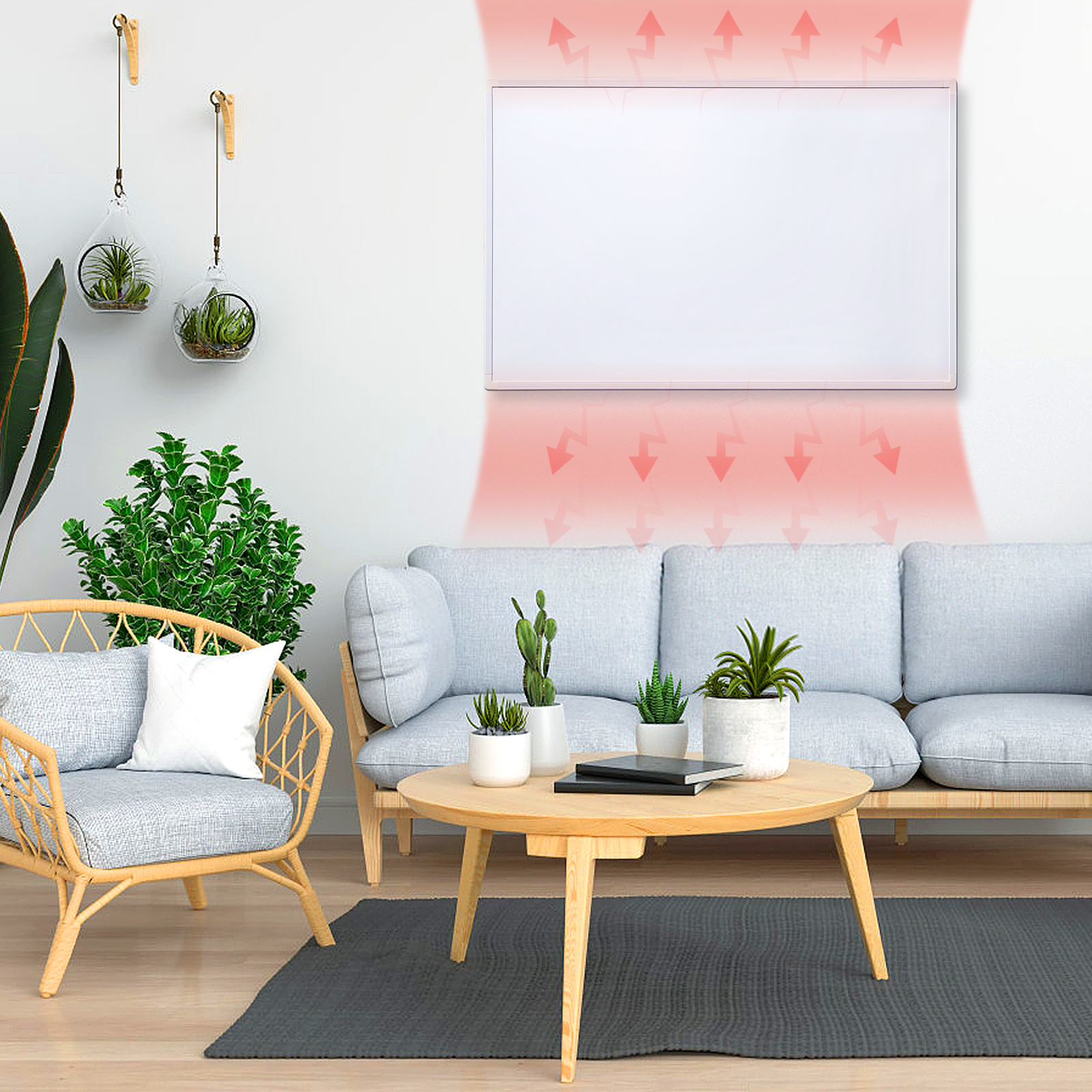 Infrarotheizung Heizpaneel Elektroheizung mit Thermostat Heizkörper