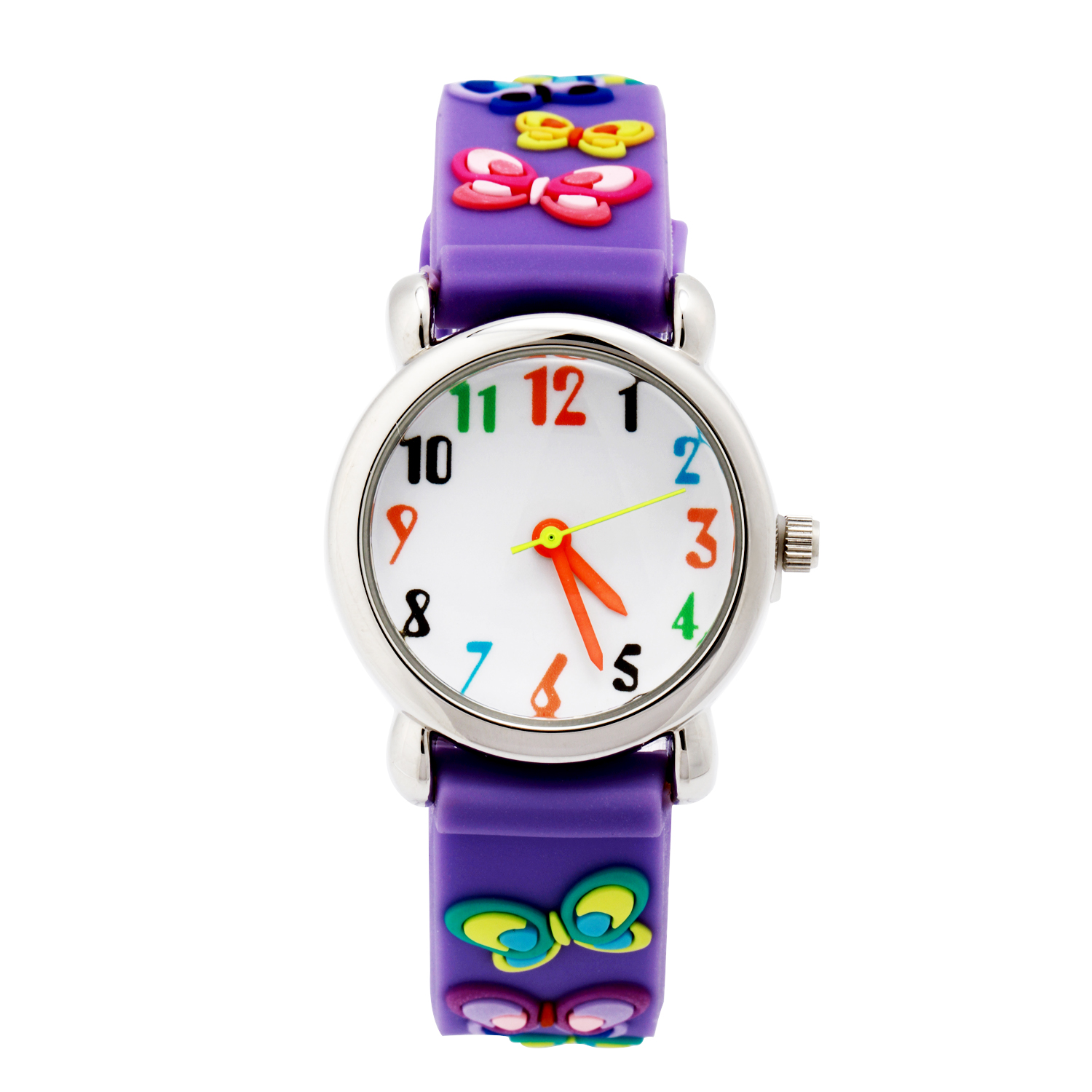 3D Cartoon Analog QUARZUHR Gummiband Kinder Armbanduhr Mädchen Jungen Geschenke - Bild 35 von 83