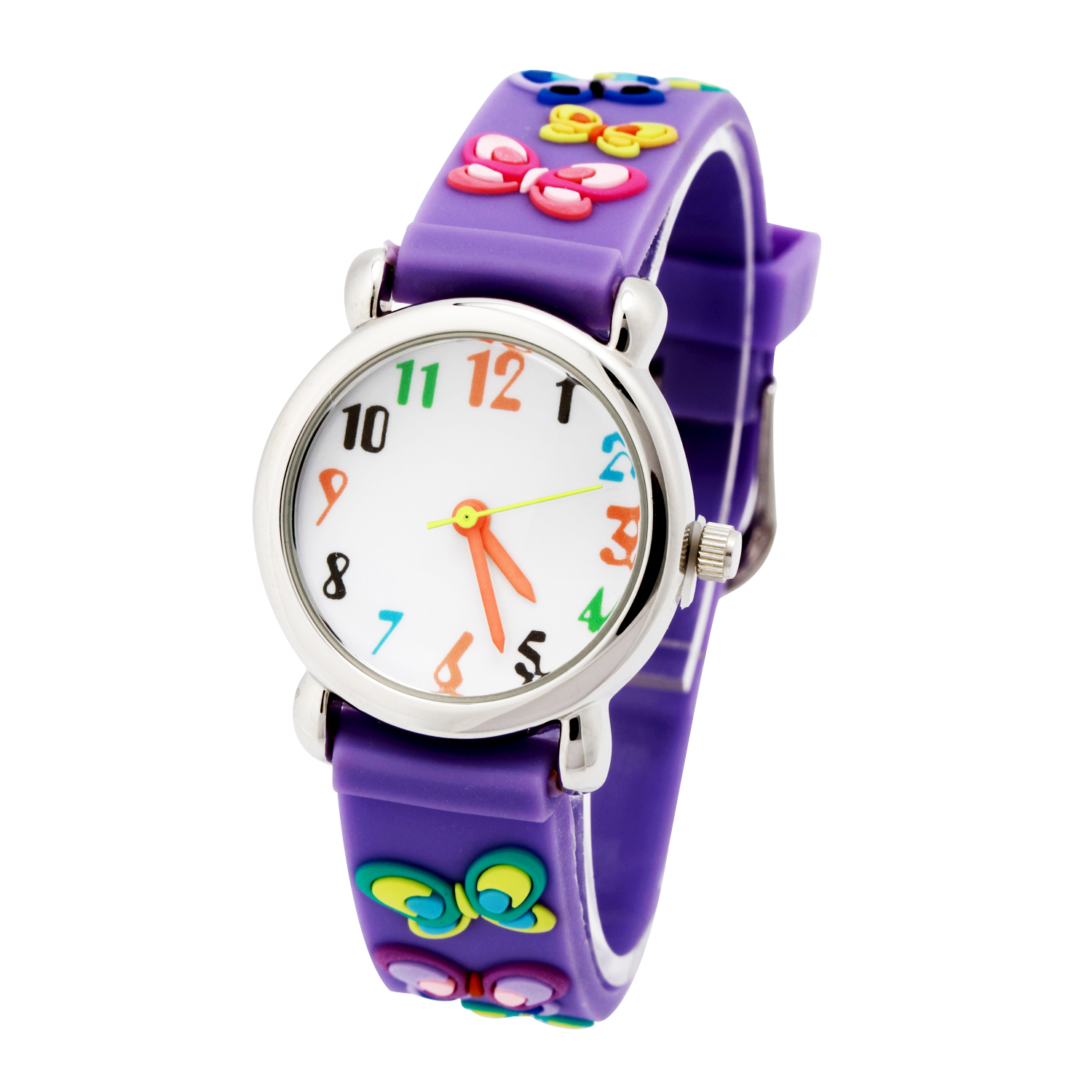3D Cartoon Analog QUARZUHR Gummiband Kinder Armbanduhr Mädchen Jungen Geschenke - Bild 34 von 83