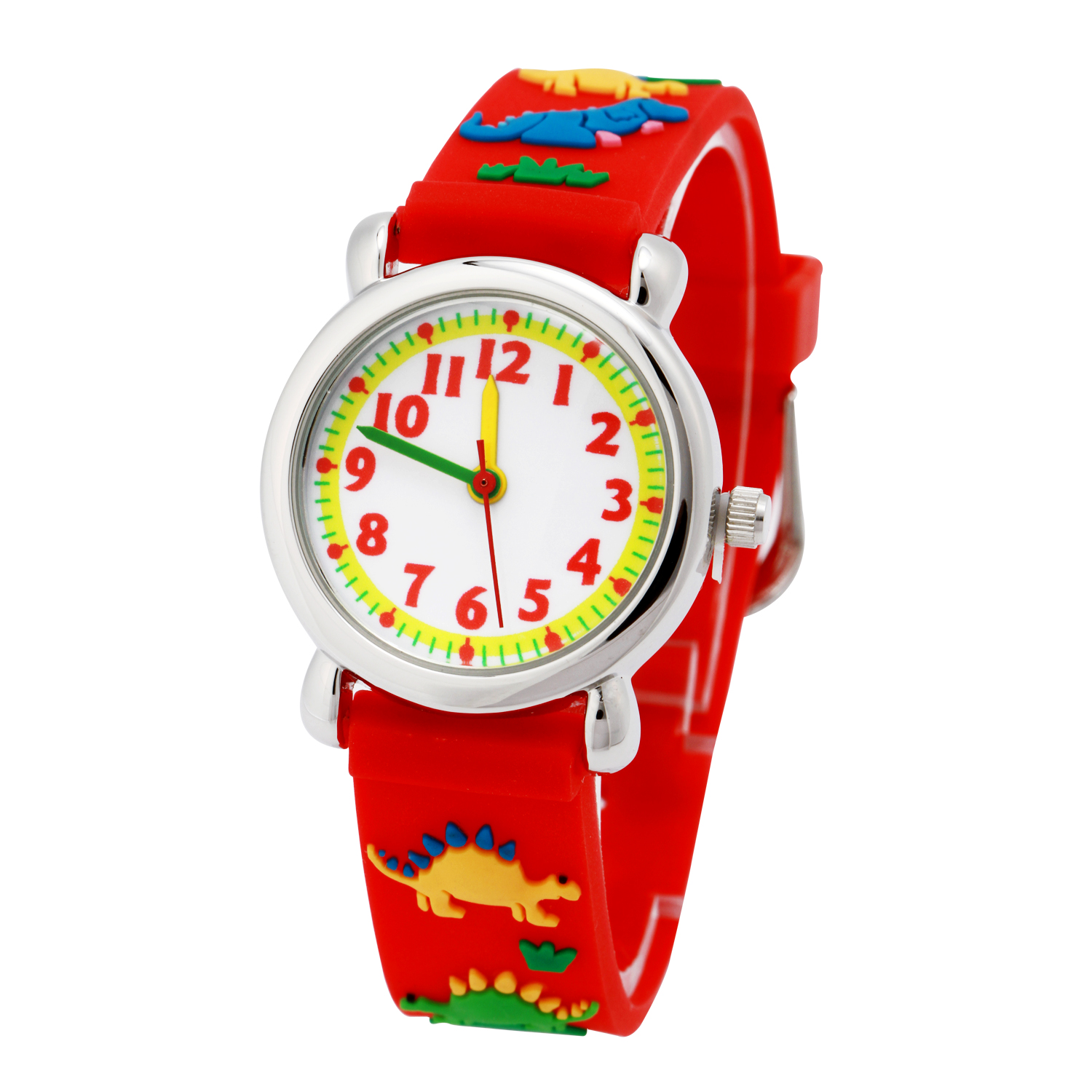 3D Cartoon Analog QUARZUHR Gummiband Kinder Armbanduhr Mädchen Jungen Geschenke - Bild 42 von 83