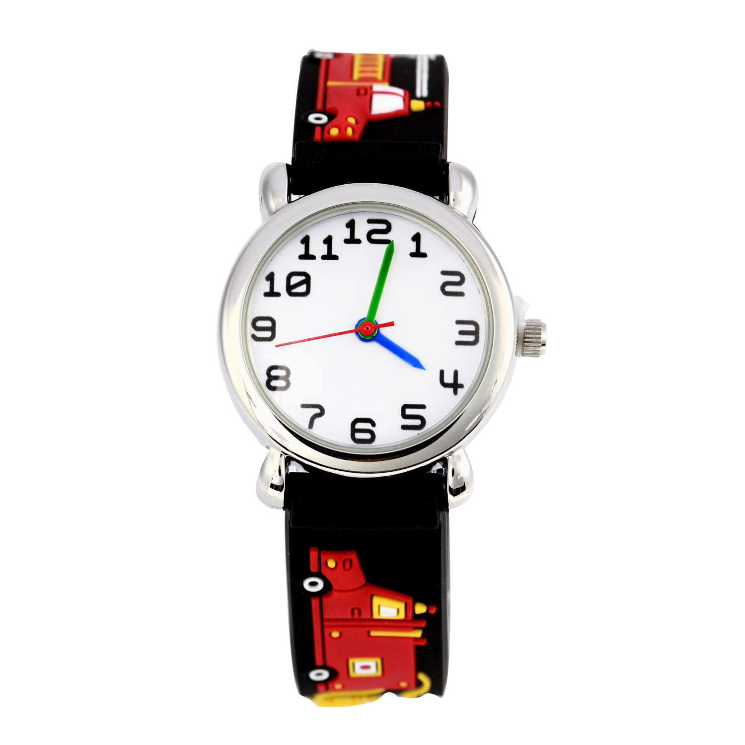 3D Cartoon Analog QUARZUHR Gummiband Kinder Armbanduhr Mädchen Jungen Geschenke - Bild 39 von 83