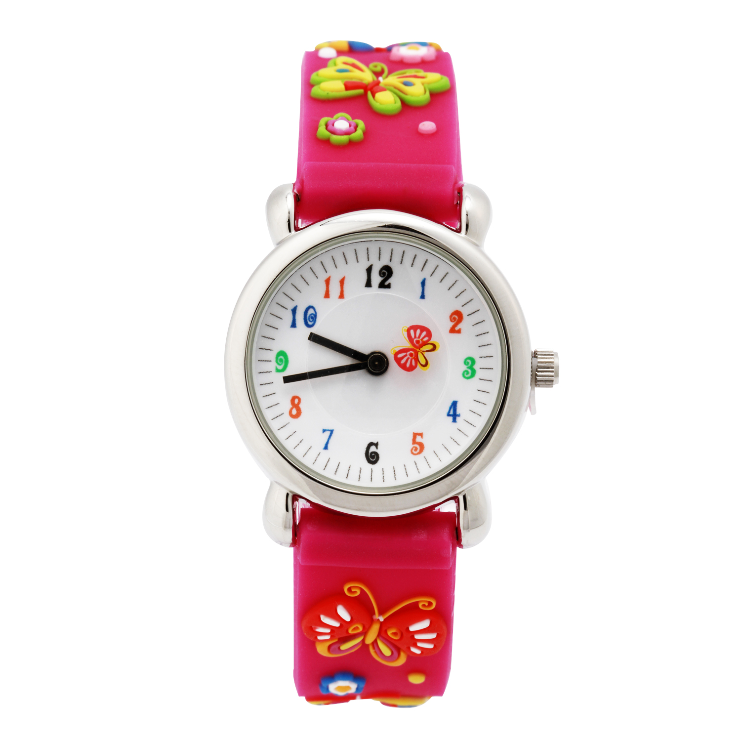 3D Cartoon Analog QUARZUHR Gummiband Kinder Armbanduhr Mädchen Jungen Geschenke - Bild 33 von 83