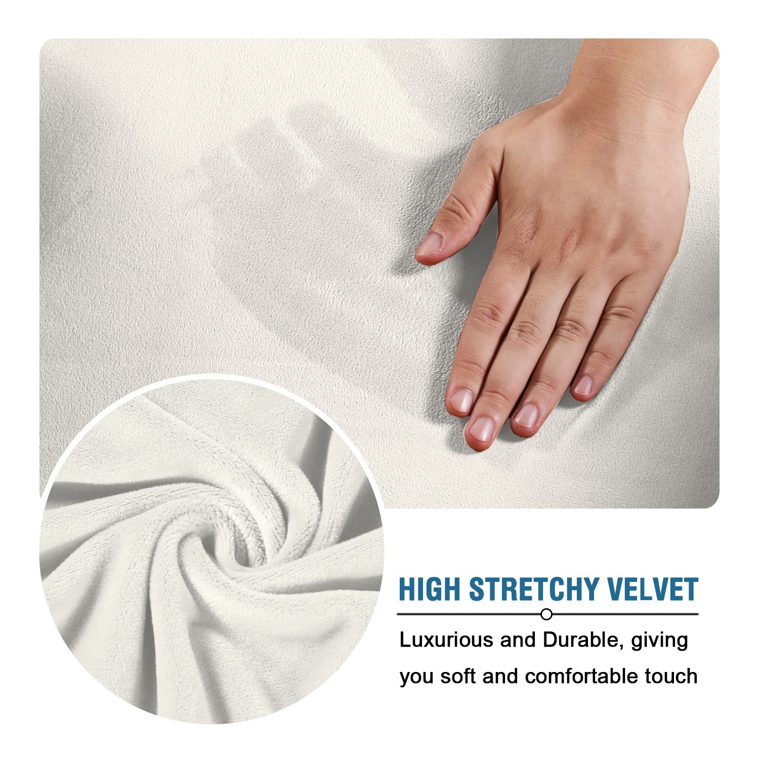 Stretch Velvet Plush Sofa Covers Couch Chair Slipcover Protector w ...